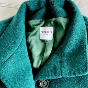Cinzia Rocca Due Made In Italy Cashmere Wool Coat